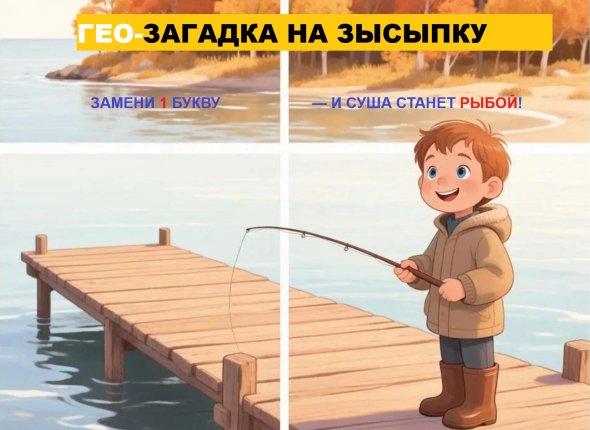 Географическая загадка: какой полуостров можно буквально поймать на удочку?